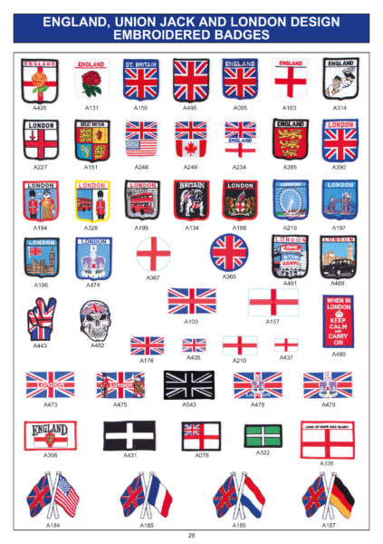 25-english-design-embroidered-badges